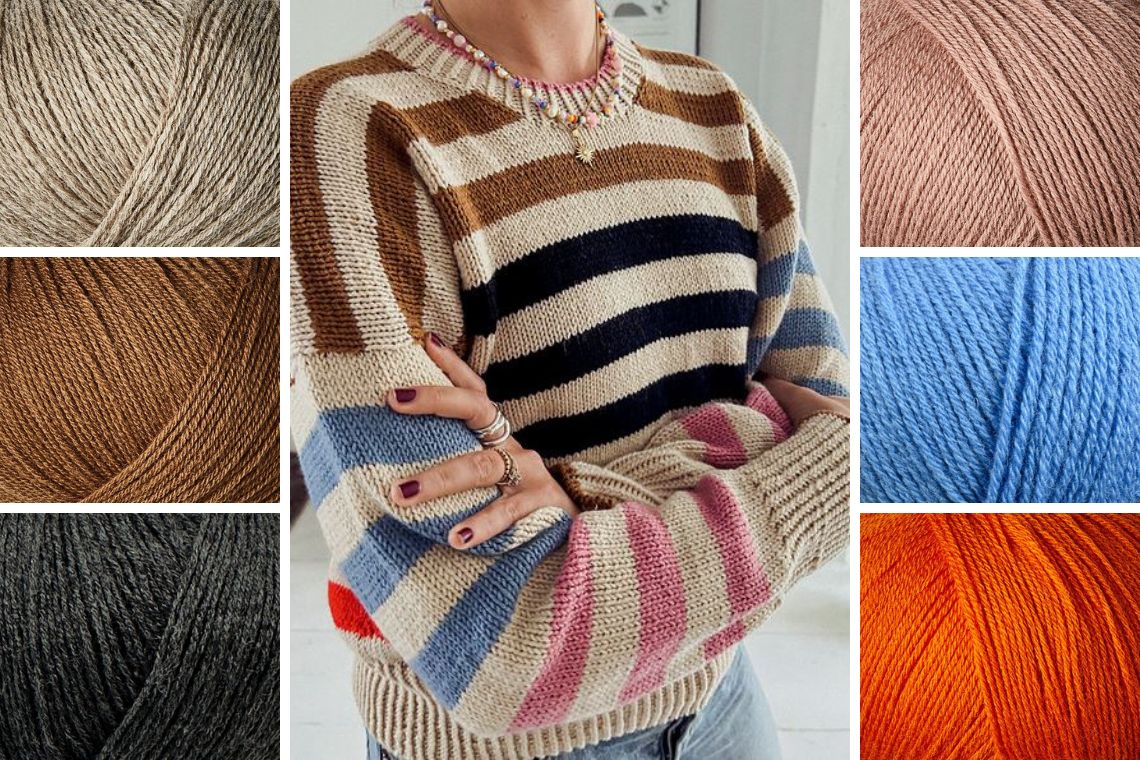 Stripe hype sweater