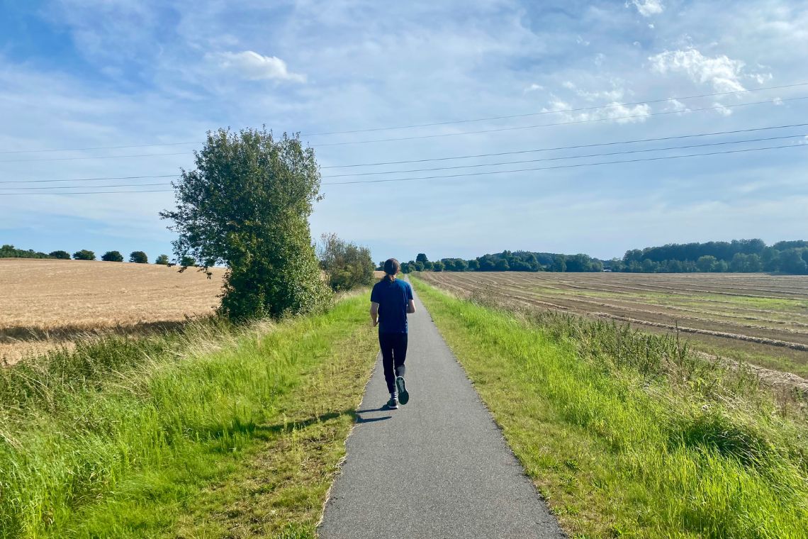 Naturen på løbeture i august
